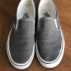 Vans Classic Slip-On in Charcoal.